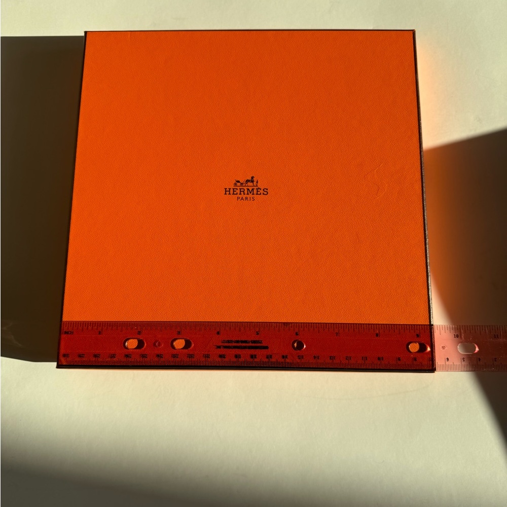 Hermes Scarf Box With Paper